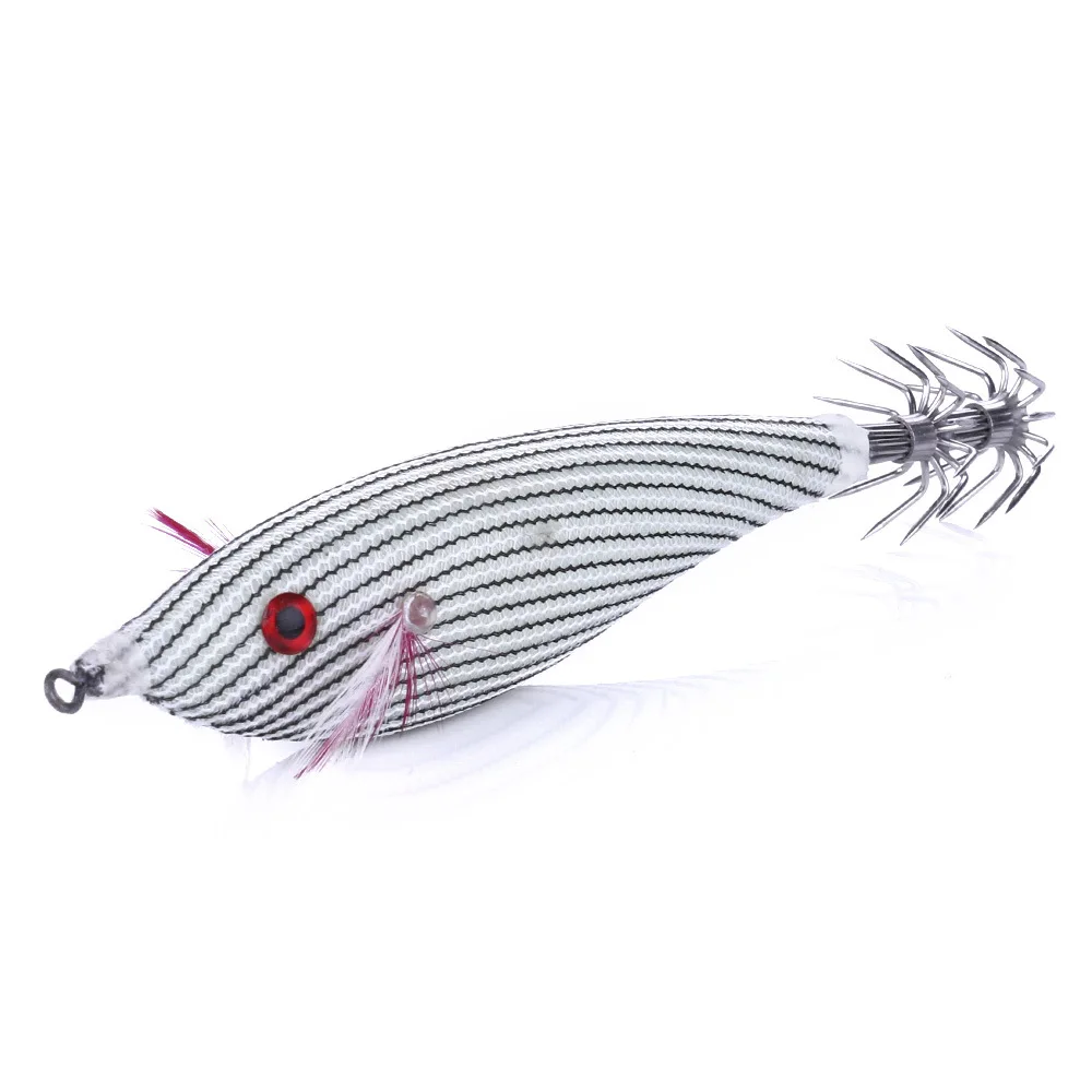 20PCS10cm 9g новая деревянная креветка-приманка крючок для наживки для рыбалки приманки искусственные круглым животом древесные креветки-кальмары приманки крючковый лов