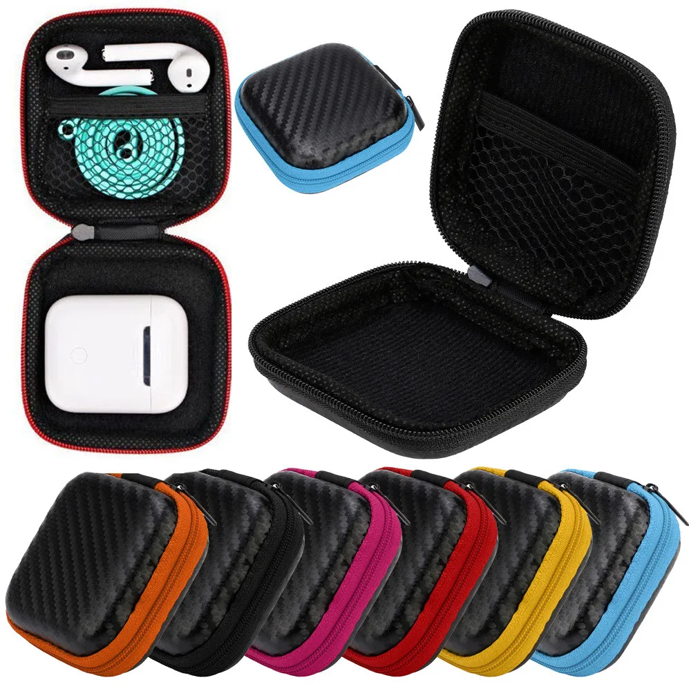

For Apple Airpods Earphone Holder Case Storage Box Size Holder Hard Shell EVA Carrying Headphone Earbuds