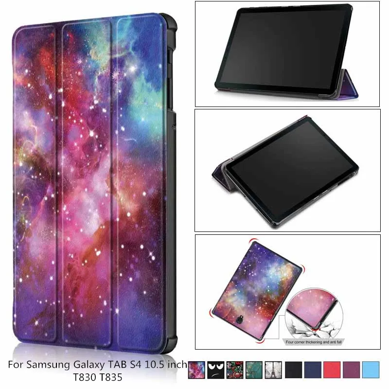 2019 Новый легкий вес ультра тонкий магнитный флип-чехол для Samsung Galaxy TAB S4 10 5 дюймов