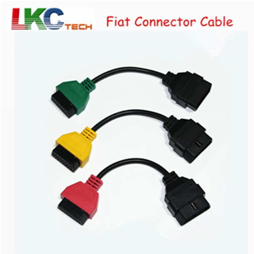 2019 лучший для Fi a t Ecu Scan адаптер Коннектор 16 контактный OBD2 OBD кабель F i в трех цветах