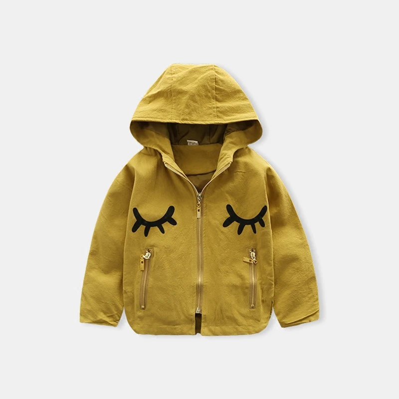Комплект одежды для девочек 2018 Весенняя Новинка куртка Детские печати молнии