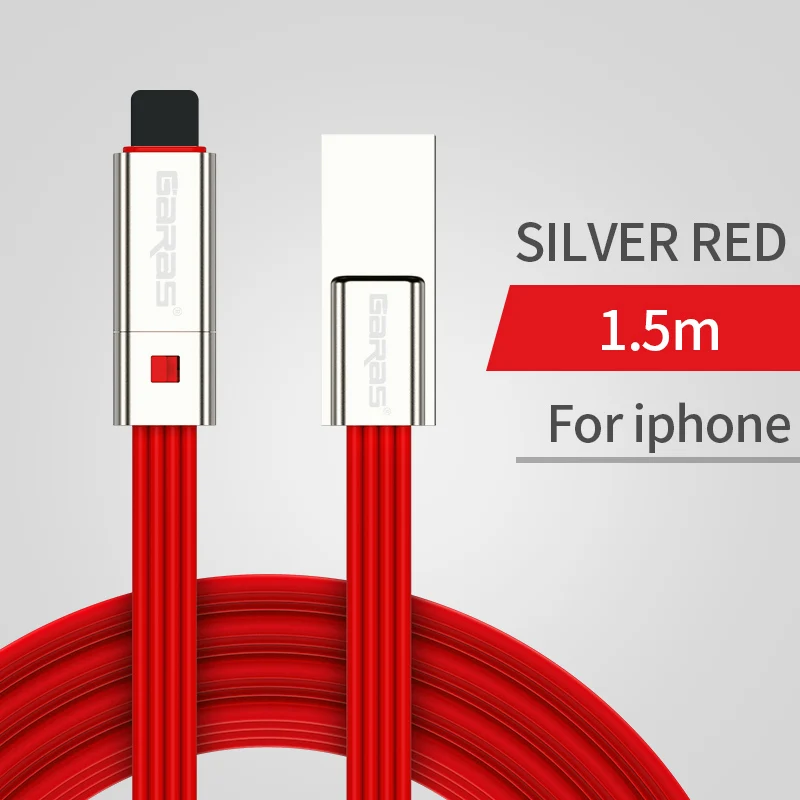 Reused for iPhone GARAS Reused USB Cable For iPhone/Micro USB/Type C Fast Charger Data Cable For iPhone/iPad/Xiaomi/Huawei Reusable USB Cable 1.5m - Цвет: Reused for iPhone