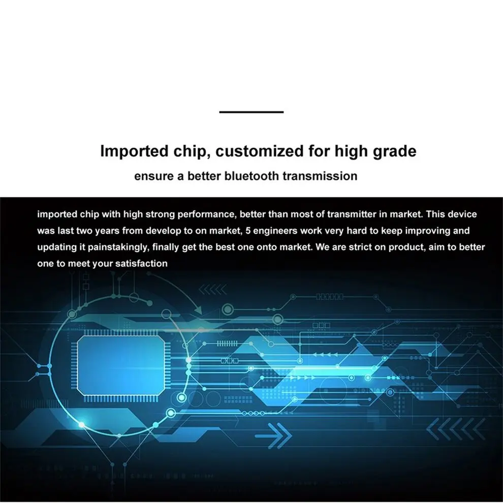 5 шт. беспроводной передатчик Bluetooth ТВ просмотр без шума Im порт ed чип Быстрая