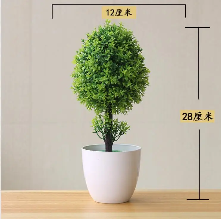 evergreen tree Праздничные и вечерние украшения для дома, бонсай, искусственные растения, дерево, цветок а076 - Цвет: evergreen tree