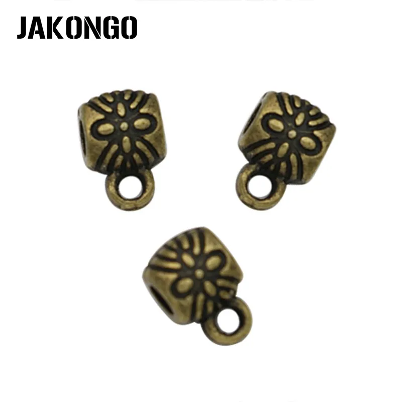 JAKONGO антикварные посеребренные соединительные бусины для изготовления