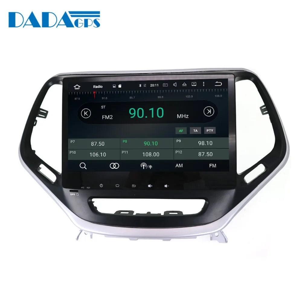 10 2 &quotAndroid 8 4 + 32 ГБ Автомобильный gps навигатор для JEEP Cherokee 2014 2018 автомобильный