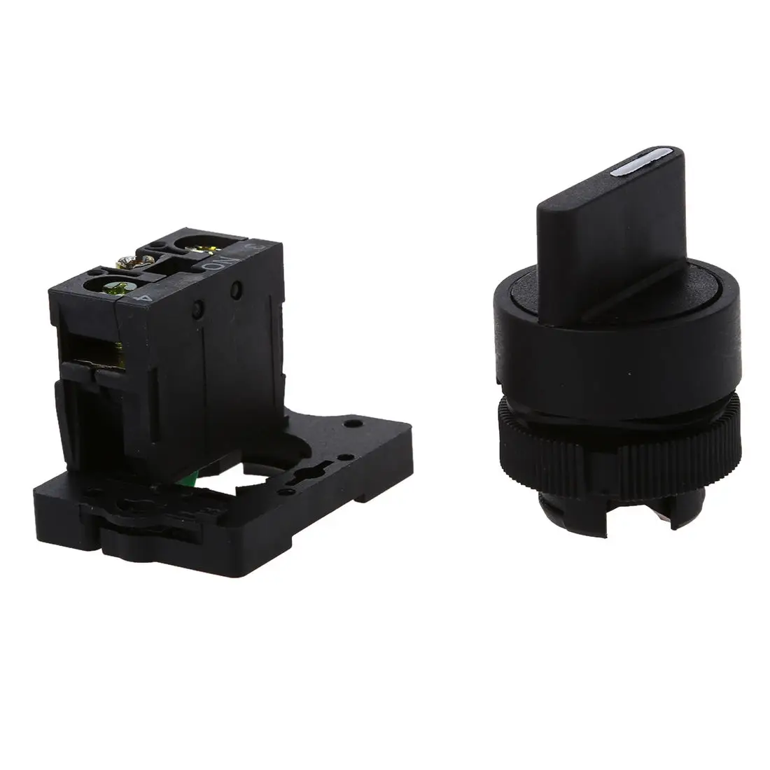 Вкл/Выкл Два 2 положения поворотный выбор переключатель 1 NO 10A 600V AC XB2-ED21 Прямая