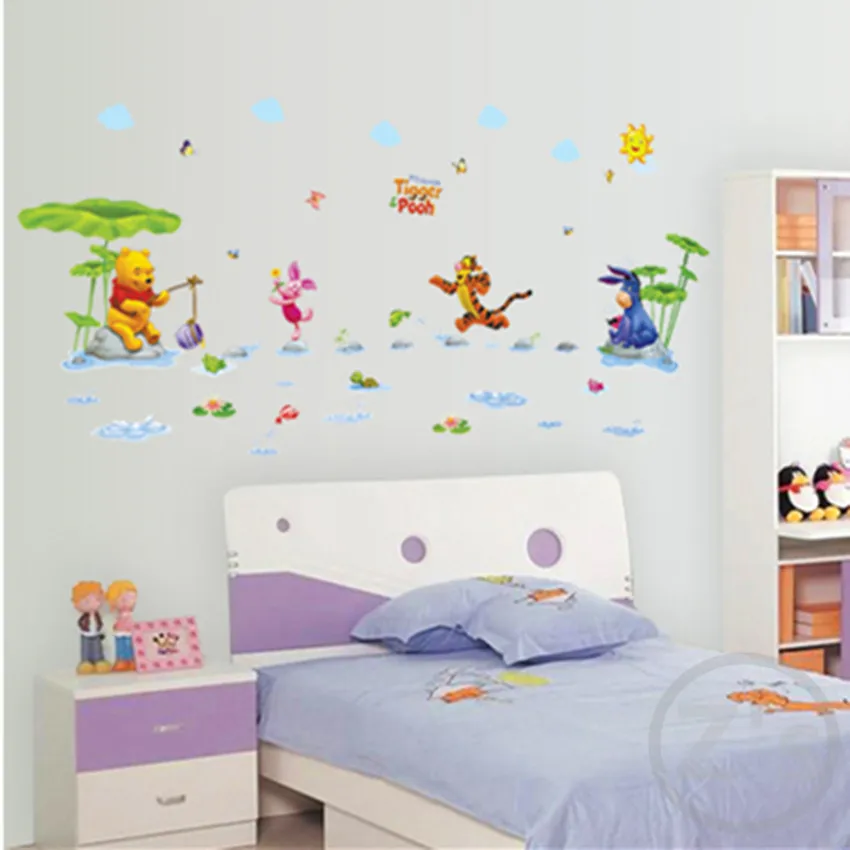 Винни Пу детская мебель стены стикеры для детей номеров наклейки на плакаты