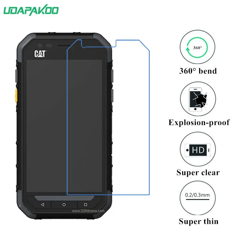 Udapakoo прозрачная закаленная (мягкое стекло) пленка для Cat S30 нано Взрывозащищенная