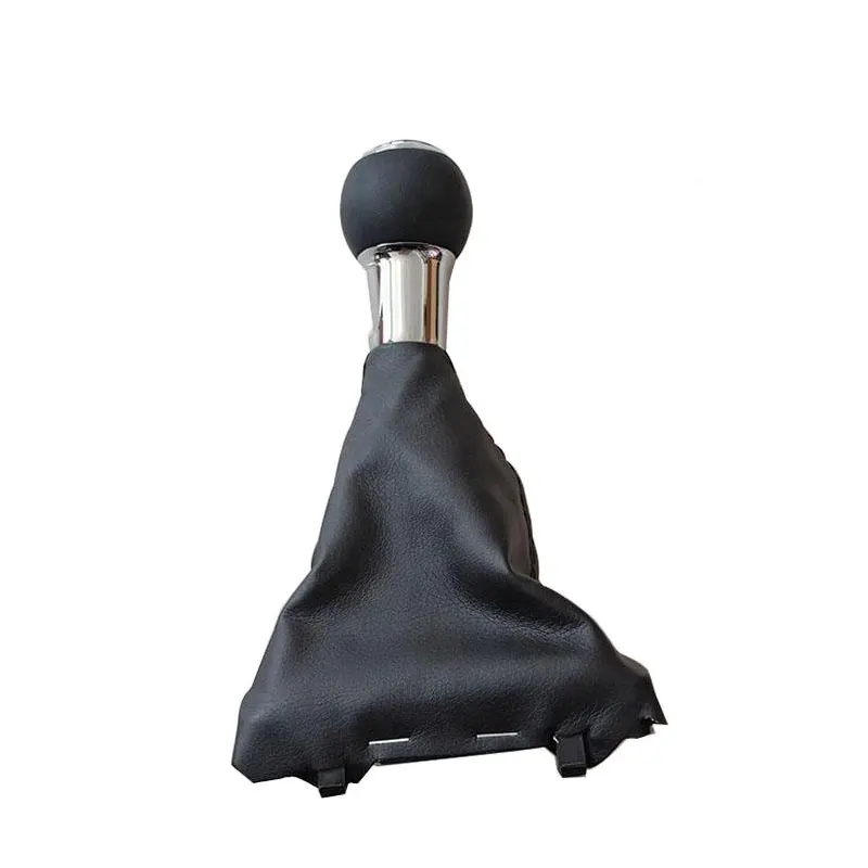 For Audi A3 S3 8L 5 Speed Gear Shift Knob Gaitor Boot Red Cover PU Leather R12345 Auto Accessory 2001 2002 2003