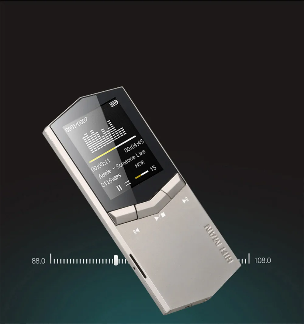 Модный MP3 MP4 музыкальный плеер 16 ГБ Цифровой 1 8 дюймовый ЖК экран FM Радио Видео