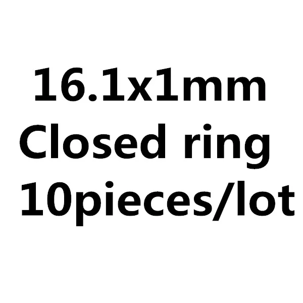 10pieces Позолоченные закрытые кольца, складывающееся кольцо, ювелирные аксессуары, самодельные ювелирные изделия J2237 - Цвет: 10pieces