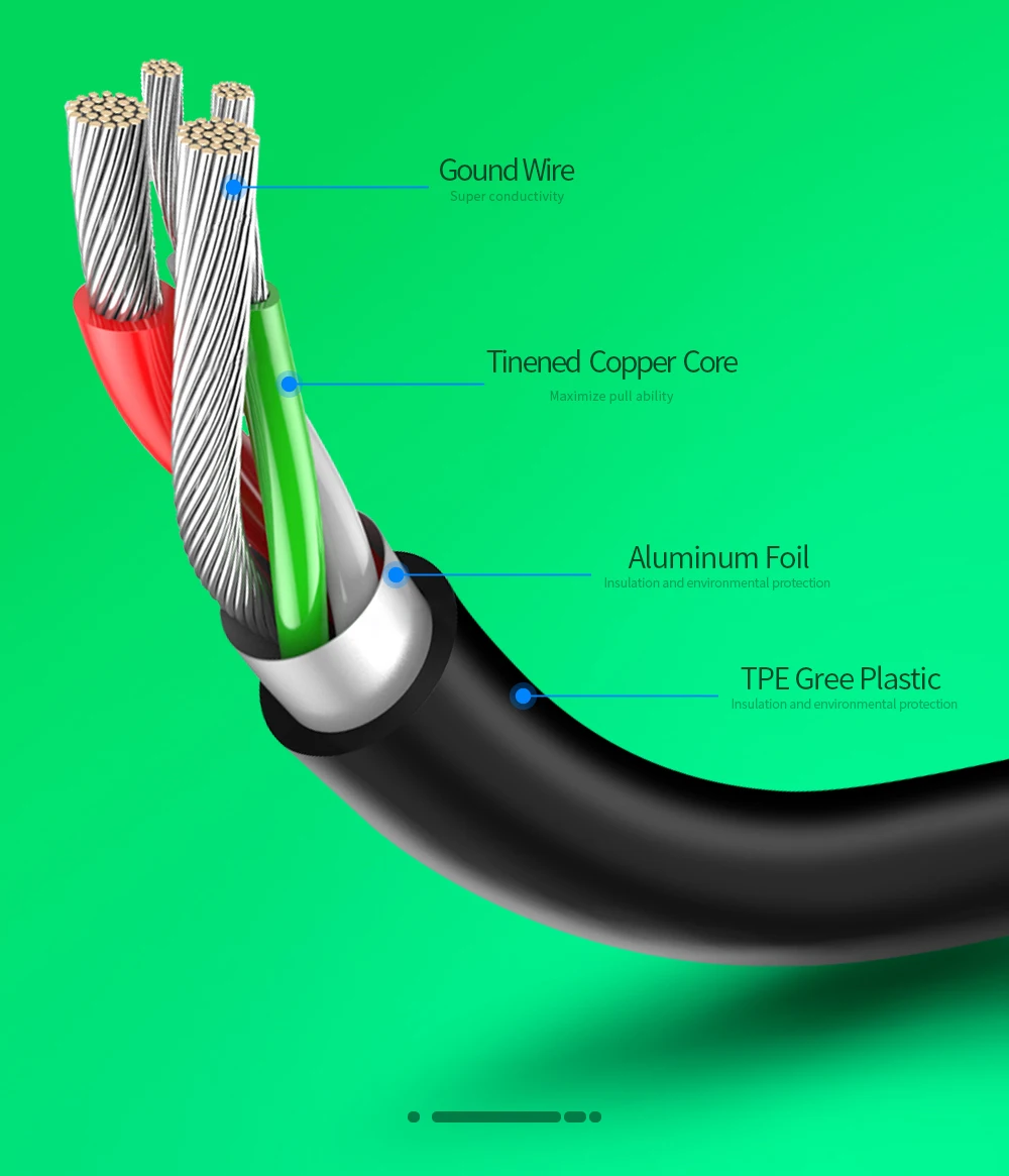 Rocketek Quick Charge USB C type C кабель 5A для huawei Lite Pro usb зарядный кабель для huawei P10 P20 P30