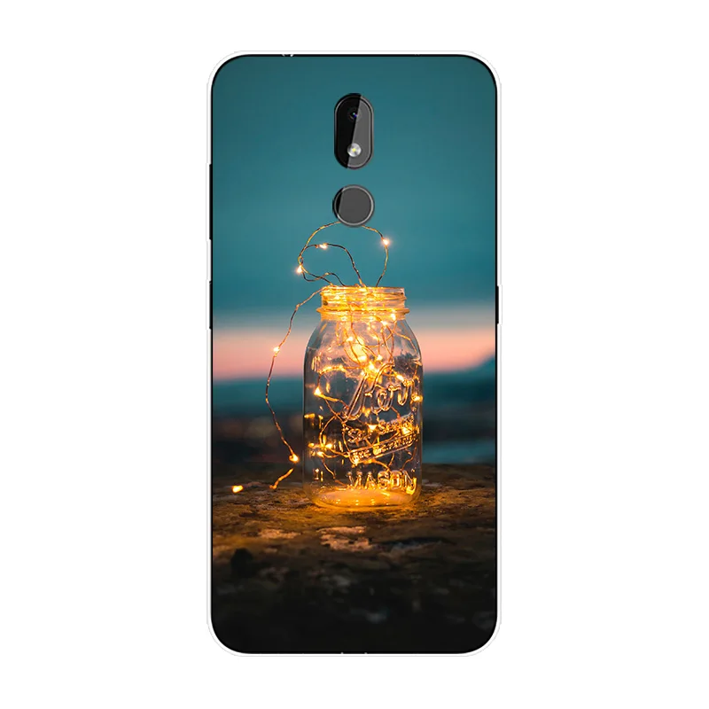Чехол для Nokia 3,2 6,2", силиконовый чехол для Nokia 3,2, задняя оболочка, Couqe, Tpu, Fundas, мягкий чехол для Nokia 3,2, чехол для телефона, чехол - Цвет: BL4
