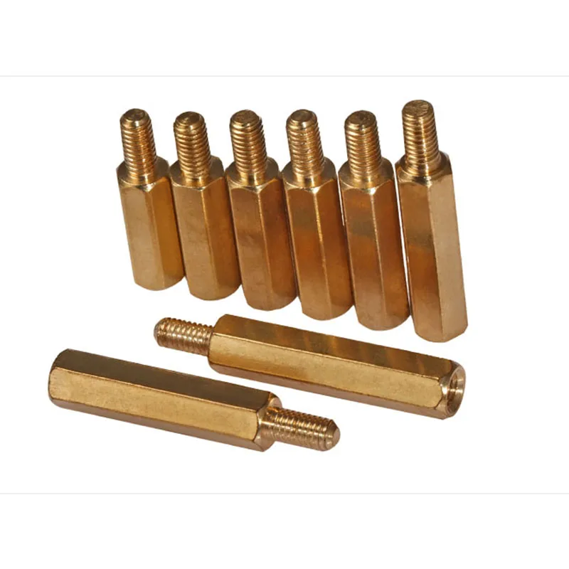 Медная Колонка M4 с одной головкой шестигранная медная колонка винтом опорная Copper