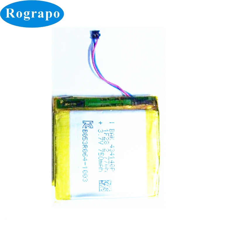 3.7V Li-Polymer Replacement Battery For iAUDIO i10 Player Bateria Batterie Batteries with plug