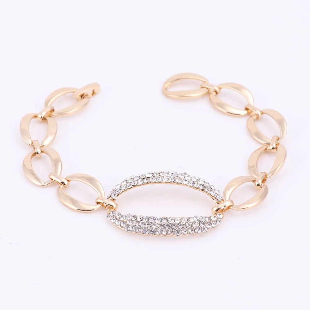 Комплект из колье серёг браслета и кольца золотистого цвета|african jewelry set|bracelet ring