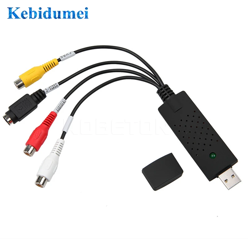 USB 2 0 простая в использовании крышка ture 4 канала видео ТВ DVD VHS аудио адаптер карта