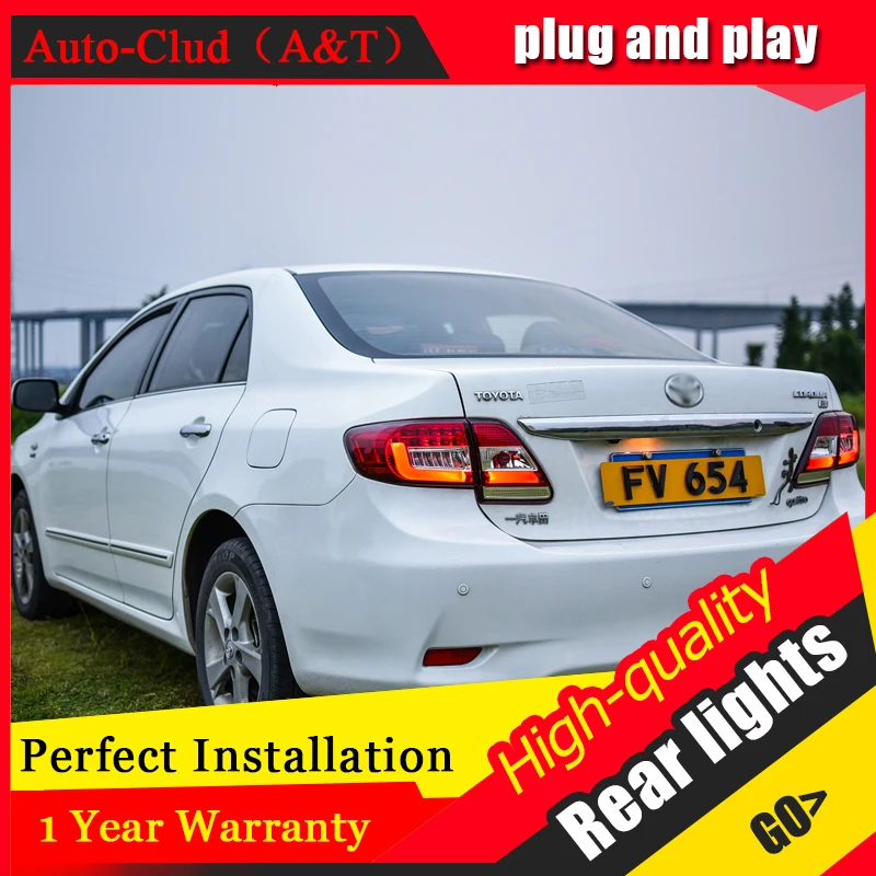 Автомобильный Стайлинг светодиодный задний фонарь для Toyota Corolla светильник 2011-2013