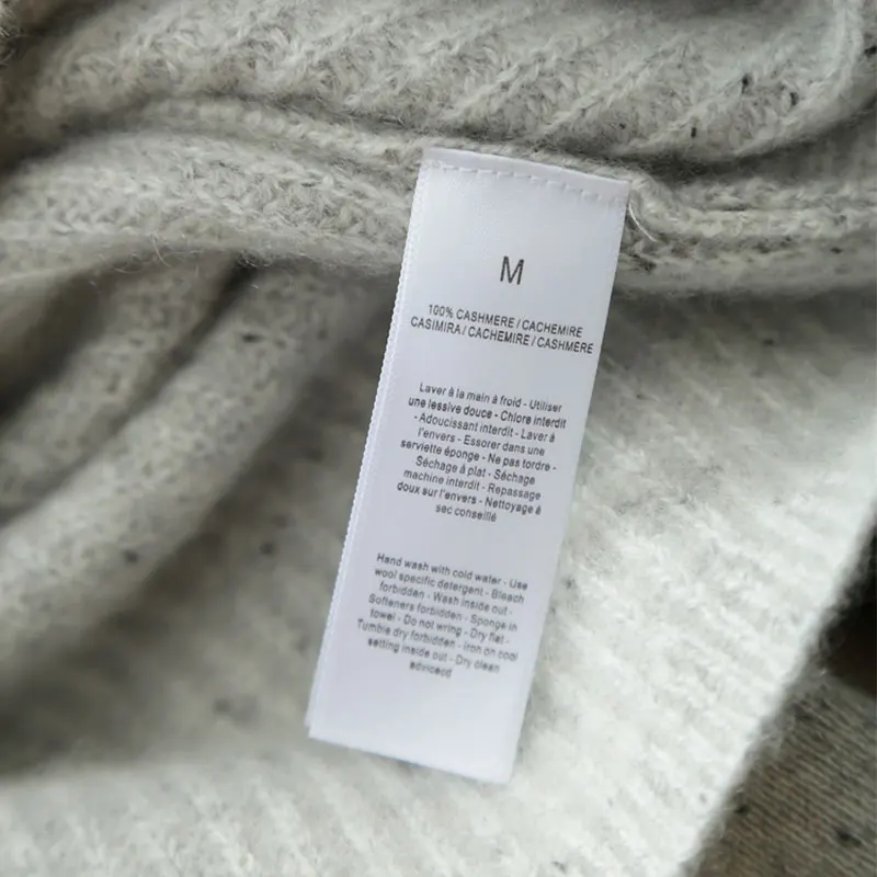 100% чистый кашемировый свитер топы для женщин Осень-зима свободные свитера