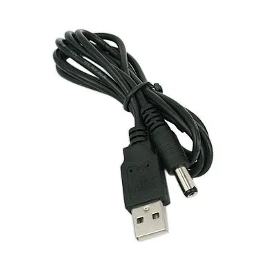 10 шт. Универсальный USB на 5,5 мм/2,1 мм 5 вольт DC баррель Jack кабель питания общий 80 см