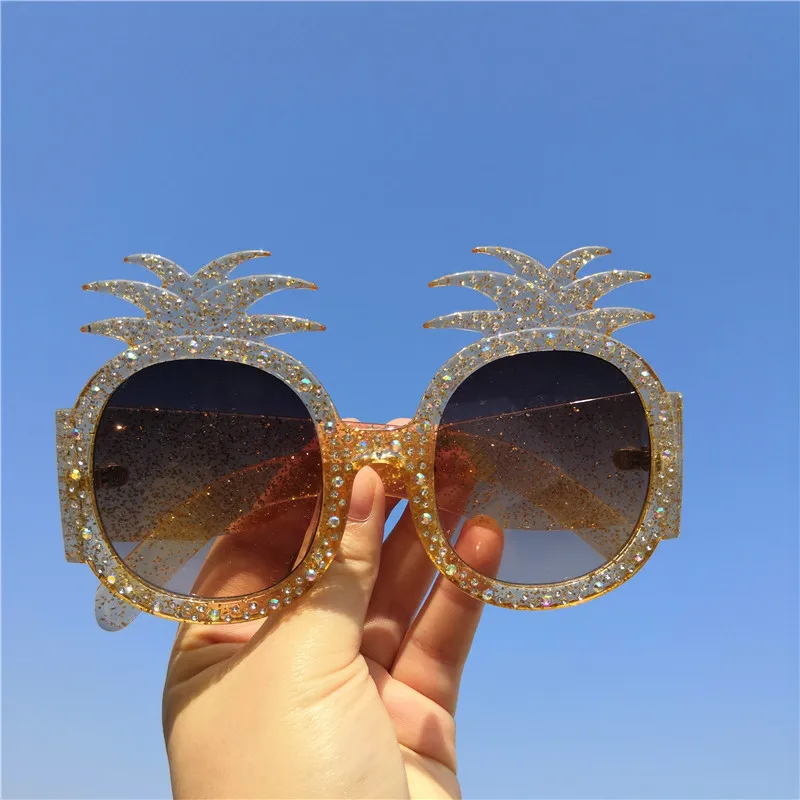 Женские солнцезащитные очки FML модные забавные дизайнерские со стразами и