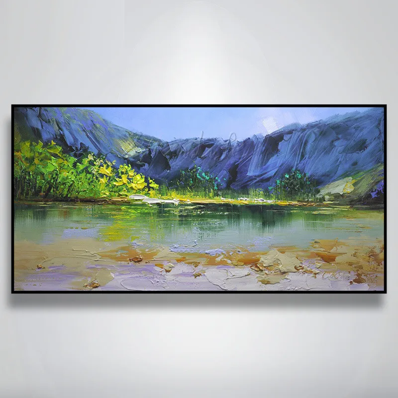 Ручная роспись холст картины маслом настенные художественные для гостиной