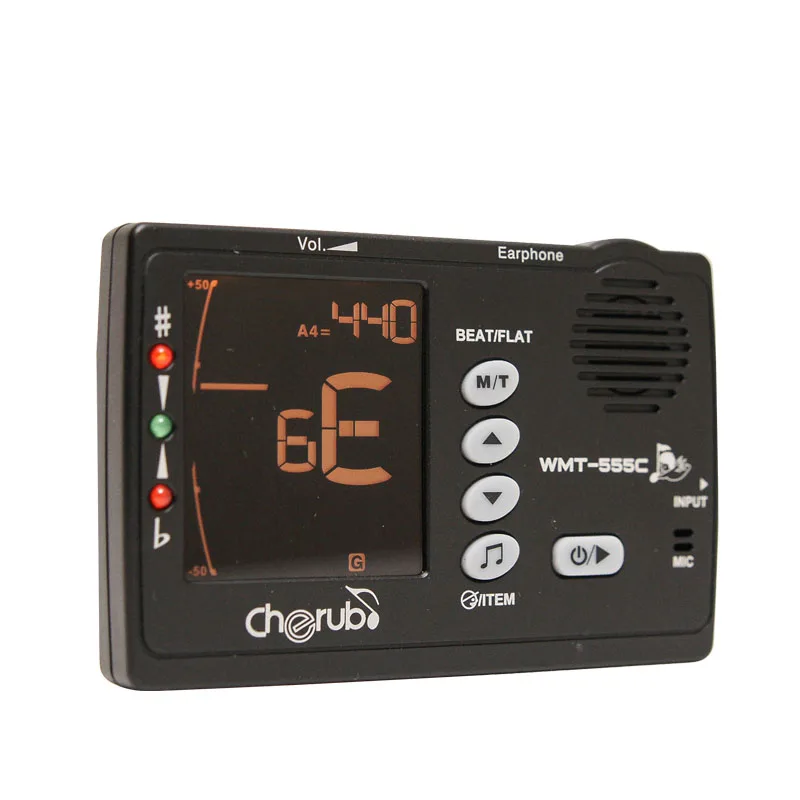 Cherub WMT 555C электронный цифровой 3 в 1 ЖК дисплей|cherub guitar tuner|cherub tunercherub metronome |