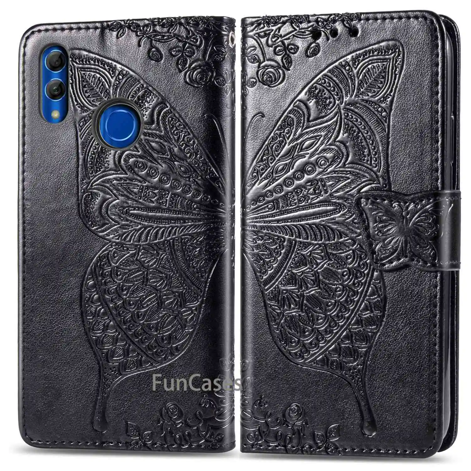 Для huawei Honor 10 Lite чехол Роскошный кошелек для телефона из искусственной кожи