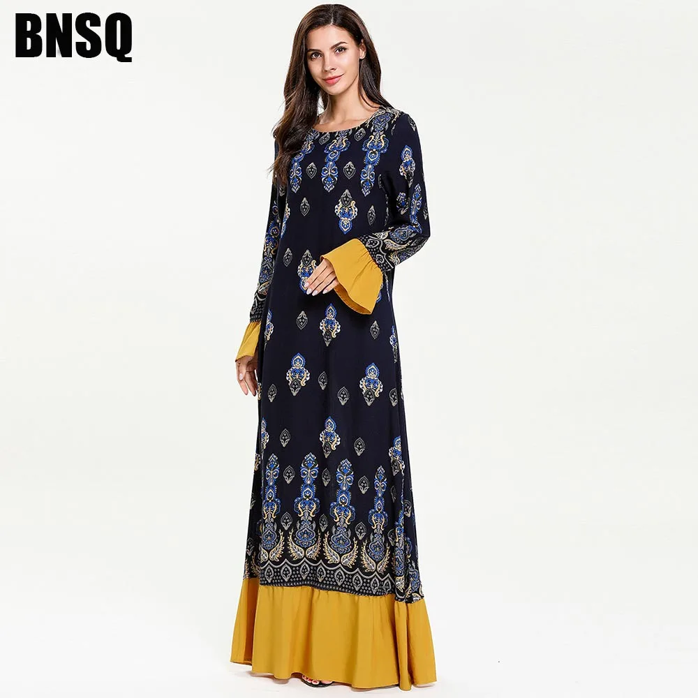 Kaftan Dubai Moroccan Middle Eastern Muslim Dress Arabic Morocco Abaya Islamic Ramadan Robe Musulmane Longue | Тематическая одежда