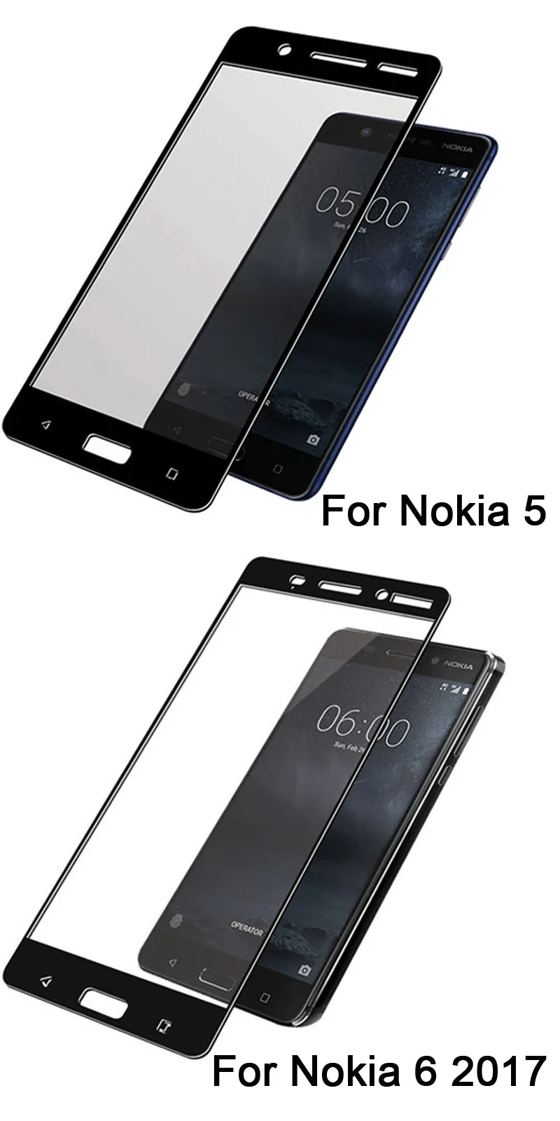 Для Nokia 3 5 6 7 8 Защитное стекло для экрана закаленное стекло для Nokia 5 8 6 7 plus стекло es для Nokia7 plus Nokia5 Nokia8 пленка