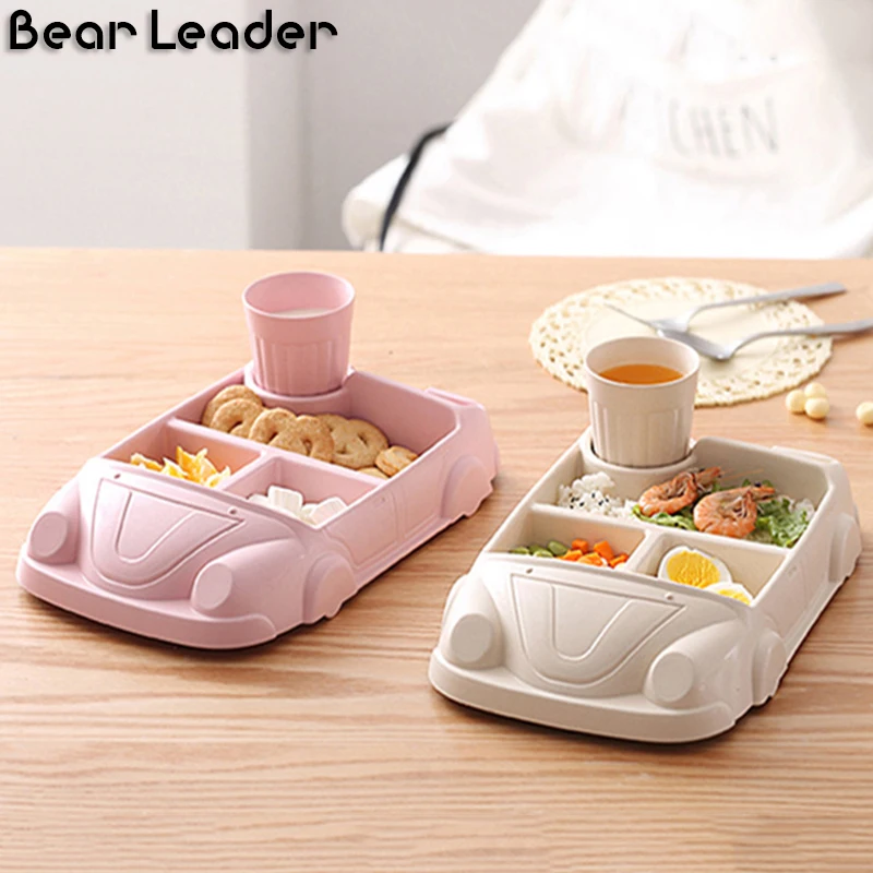 Bear Leader 31*20*8 см наборы посуды детский Ланч бокс тарелка сетка рисовая детская