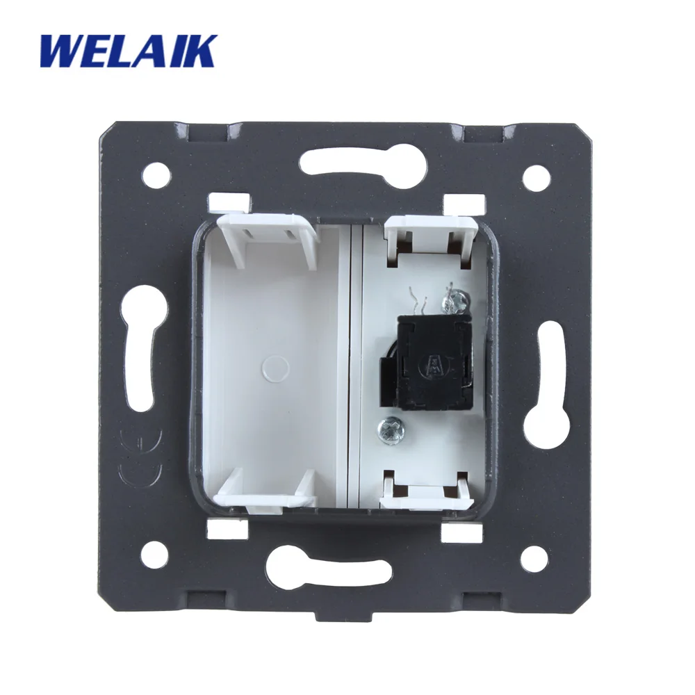 Микрофонная розетка WELAIK A8MIW/B стандарт ЕС запчасти сделай сам настенная