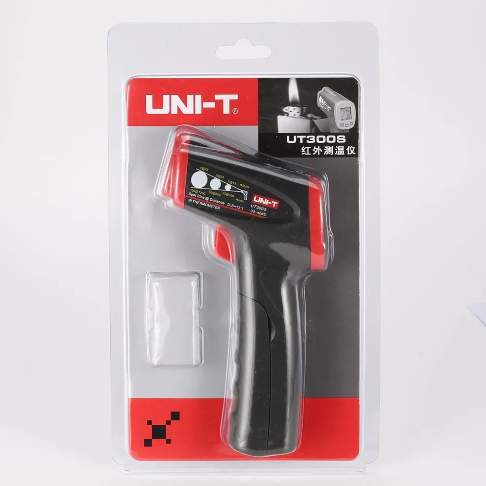 UNI-T UT300S Non-contact Digital Infrared Thermometer Gun Handheld IR Temperature Tester Industrial Pyrometer -32~400 degree | Инструменты