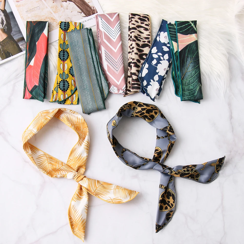 Модные леопардовые точки принт губ цветок кроличьи уши лента головной убор