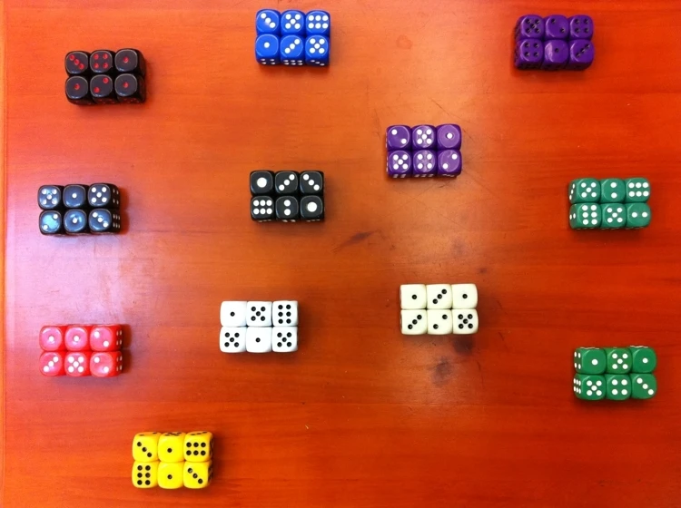 16 мм филе цветные игральные кости игрушечные аксессуары подарки мебель