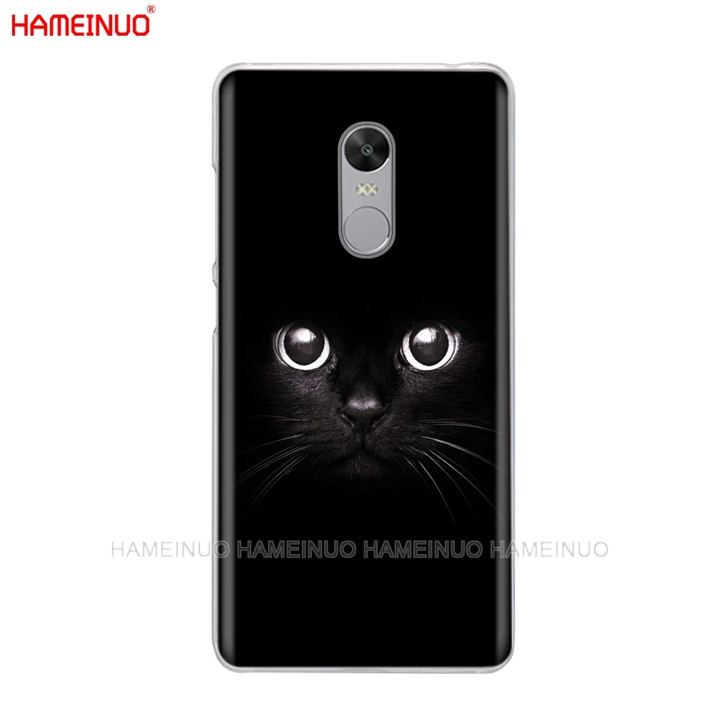 HAMEINUO Черный кот глазящий глаз на чехол для телефона для Xiaomi redmi 5 4 1 1s 2 3 3s pro PLUS redmi note 4 4X 4A 5A - Цвет: 43031
