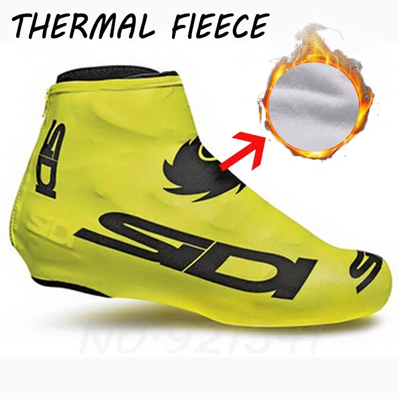 8 цветов Флисовая теплая зимняя велосипедная обувь покрытие кроссовки для