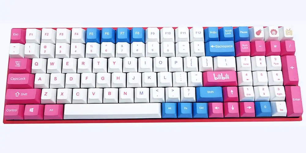 RGB96 PCBA пластины стабилизаторы Чехол DIY наборы для 96 key MX механическая клавиатура QMK