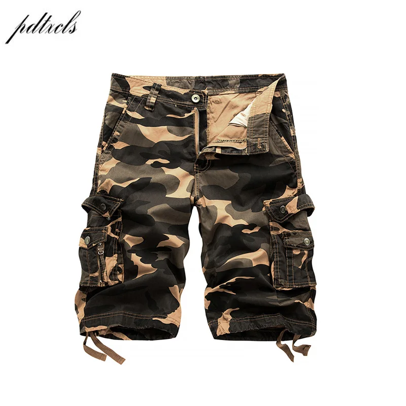 PDTXCLS 2018 Summer Military Camouflage Shorts Men Designer Casual Mens Cargo | Мужская одежда