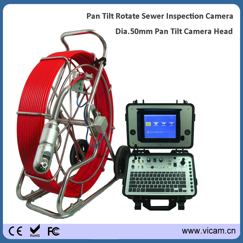 Эндоскопическая камера для обнаружения воды 120 м волоконно-оптический кабель
