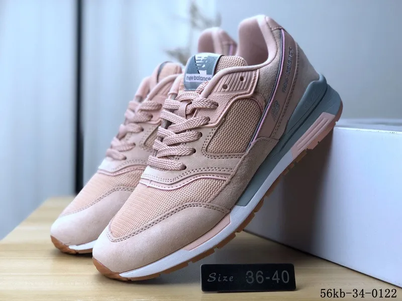 Pink NEW BALANCE/nb99 4 цвета Мужская и женская обувь трендовая спортивная обувь для бега дышащий светильник 56kb-34-0122 - Цвет: Pink