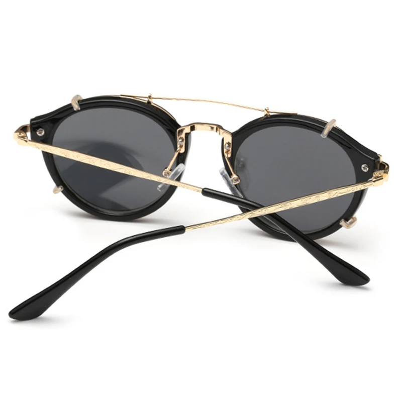 Солнечные очки Psacss в винтажном стиле UV400 для мужчин и женщин зеркальные модные