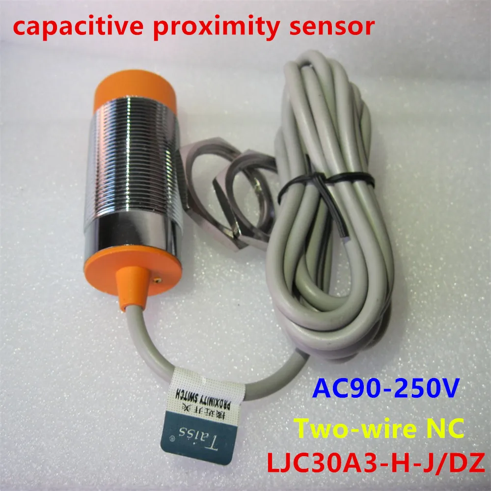 

5PC High Quality capacitive proximity sensor switch LJC30A3-H-J/DZ diameter 30mm detective distance 25MM Two-wire NC AC90-250V