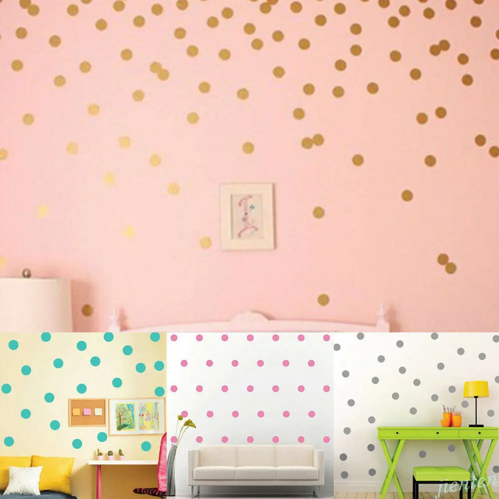 1 Набор стикеров в горошек для детской комнаты сада сделай сам Декор дома | Дом и
