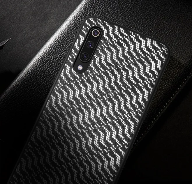 Mi 9 Case White Xiaomi mi 9 чехол NILLKIN тканая полиэфирная сетка светоотражающий чехол PC задняя крышка чехол для Xiaomi mi 9 mi 9 Explorer 6,39 дюймов - Цвет: Mi 9 Case White