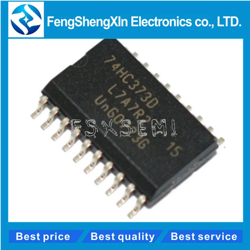 10 шт./лот 74HC373 74HC373D SN74HC373DWR SOP 20 Восьмиугольные прозрачные защелки для D