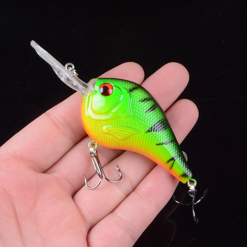 

1pcs Crank Fishing Lure Artificial Hard Baits 9.5cm/10.8g Crankbait Jerkbait Wobbler Fishing Tackle Good Treble Hooks Tackle
