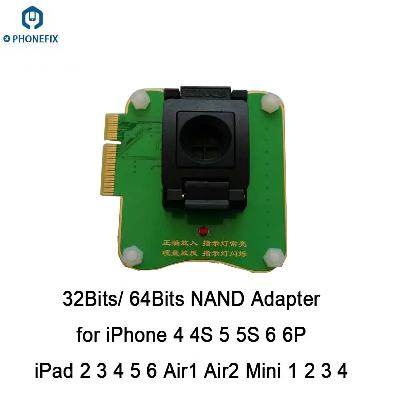PHONEFIX JC Pro1000s мобильный телефон NAND Программист NAND тестовое приспособление инструмент для ремонта ошибок для iPhone 5 6 7 8 iPad Обновление памяти - Цвет: 4-6P nand module