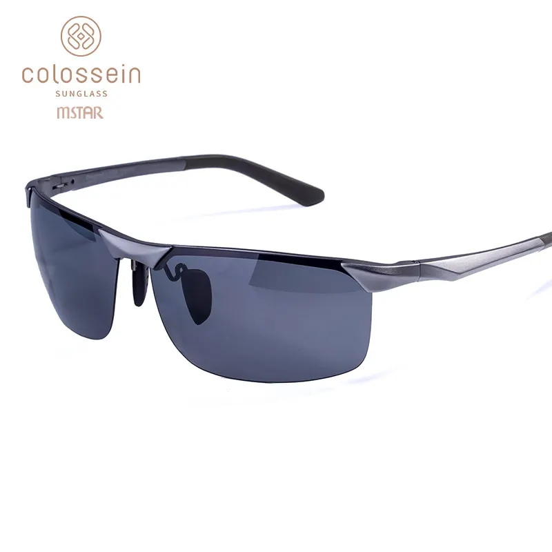 COLOSSEIN MSTAR модные солнцезащитные очки мужские поляризованные черные серые для